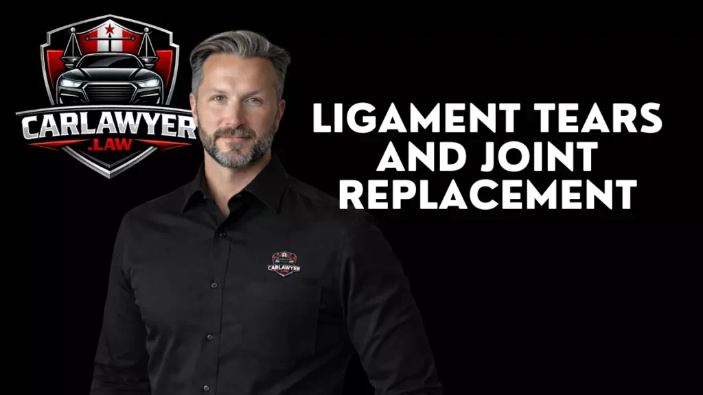 Ligament tears and joint replacement injuries are among the most serious musculoskeletal injuries caused by car accidents. When the force of a collision overstretches or tears ligaments, joints can become unstable, painful, and permanently damaged. In severe cases, victims may ultimately require joint replacement surgery, dramatically altering their mobility, independence, and quality of life.