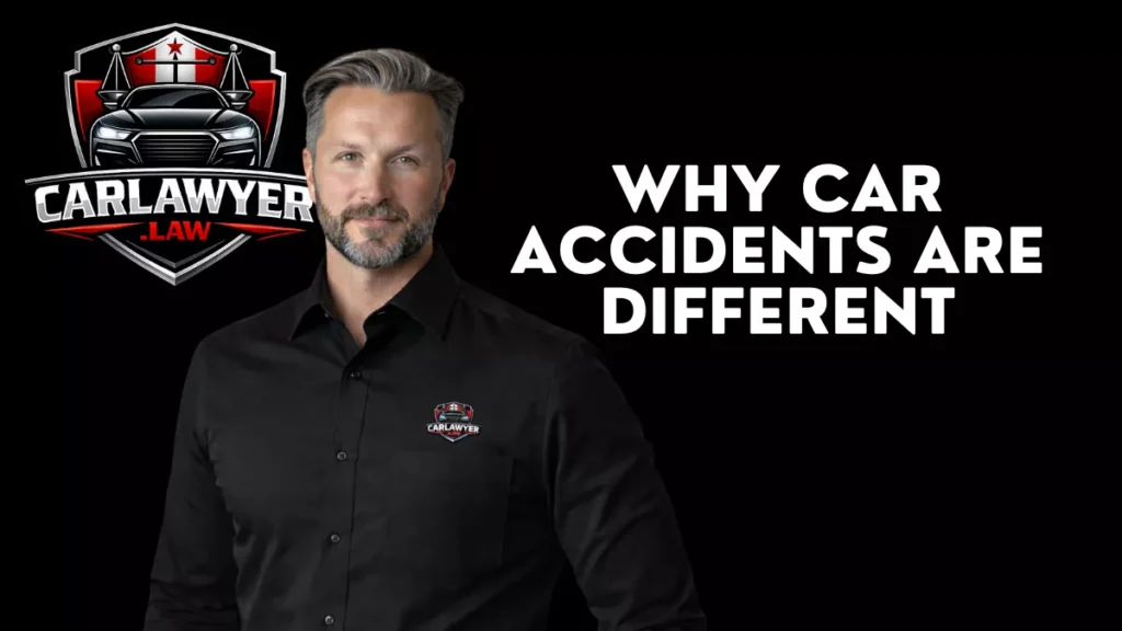Not all personal injury cases are the same. Car accidents are fundamentally different from other types of injury claims, involving unique legal rules, complex insurance systems, and specialized medical issues. Treating a car accident like a generic injury case often leads to undervalued claims and missed opportunities for full compensation.